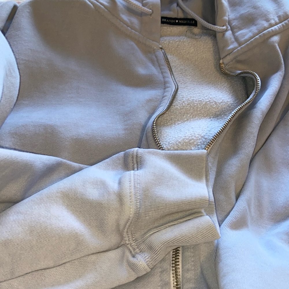 Light Purple blue Brandy mellvile zip up